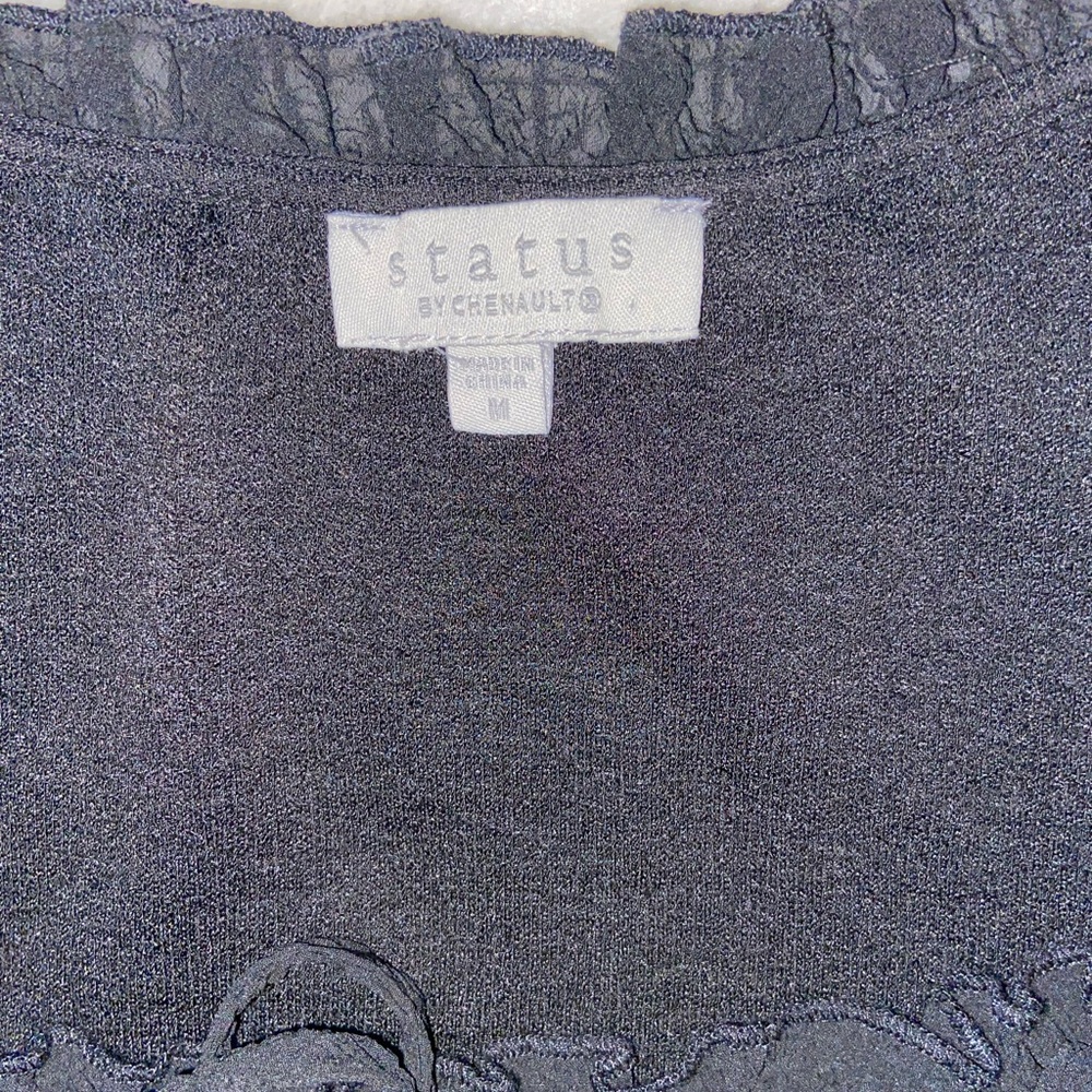 Chic Status Black Blouse - Picture 2 of 2